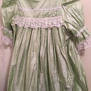 Lace front and lace sleeve dress